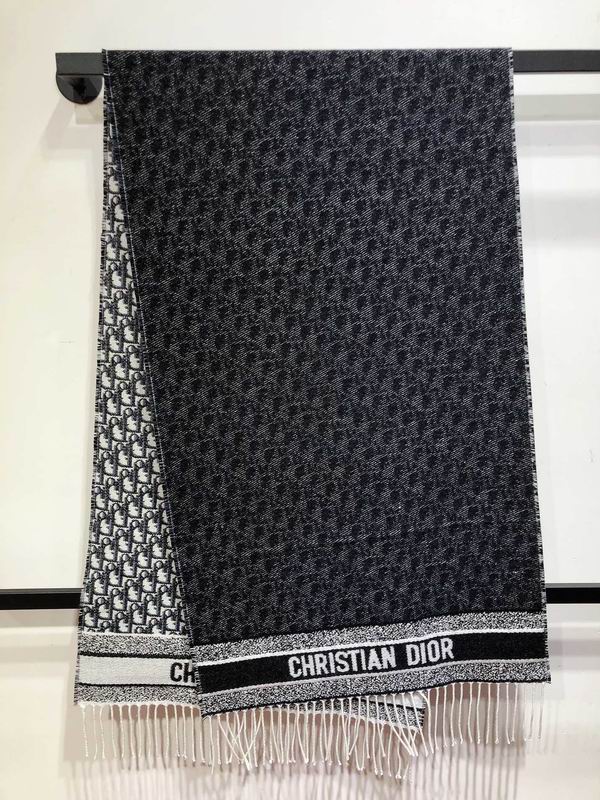 Dior Scarf 48X200cm 59%羊绒41%羊毛 E091130